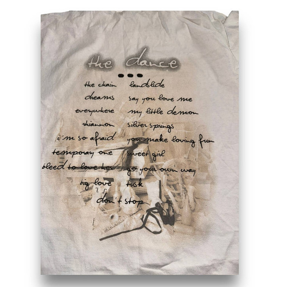 VTG Fleetwood Mac "The Dance" T-Shirt 1997 Size- Large - Picture 3 of 7